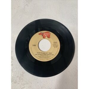 YOU'RE THE ONE THAT I WANT OLIVIA NEWTON-JOHN/TRAVOLTA ORIGINAL 45 GREASE movie